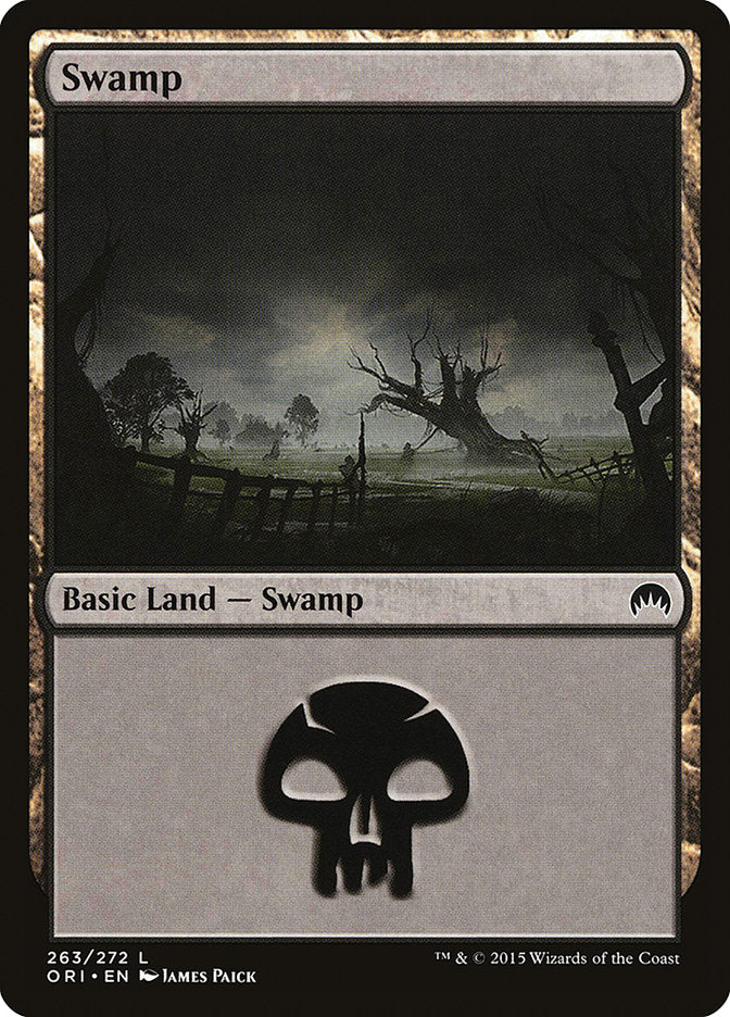 Swamp (263) [Magic Origins] - Evolution TCG