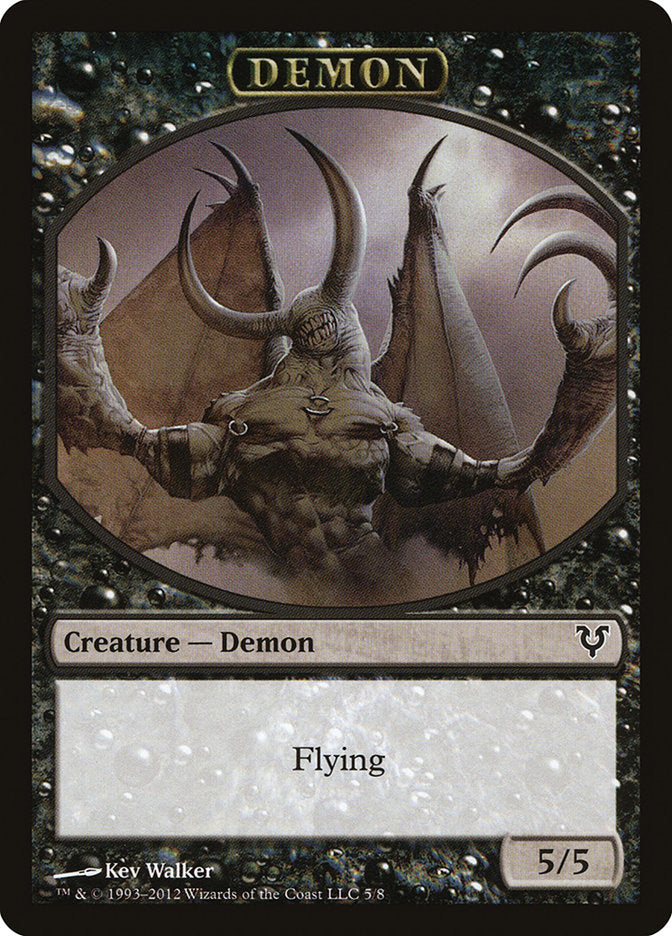 Demon Token [Avacyn Restored Tokens] - Evolution TCG