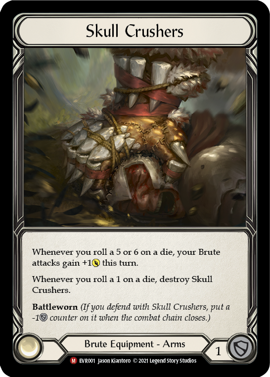 Skull Crushers [EVR001] (Everfest)  1st Edition Cold Foil - Evolution TCG
