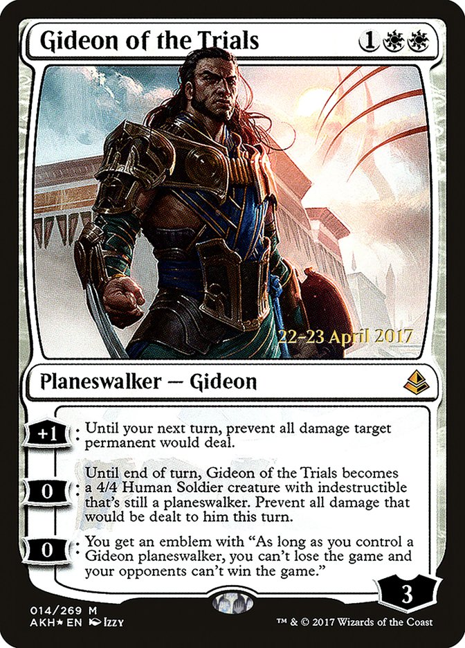 Gideon of the Trials [Amonkhet Prerelease Promos] - Evolution TCG