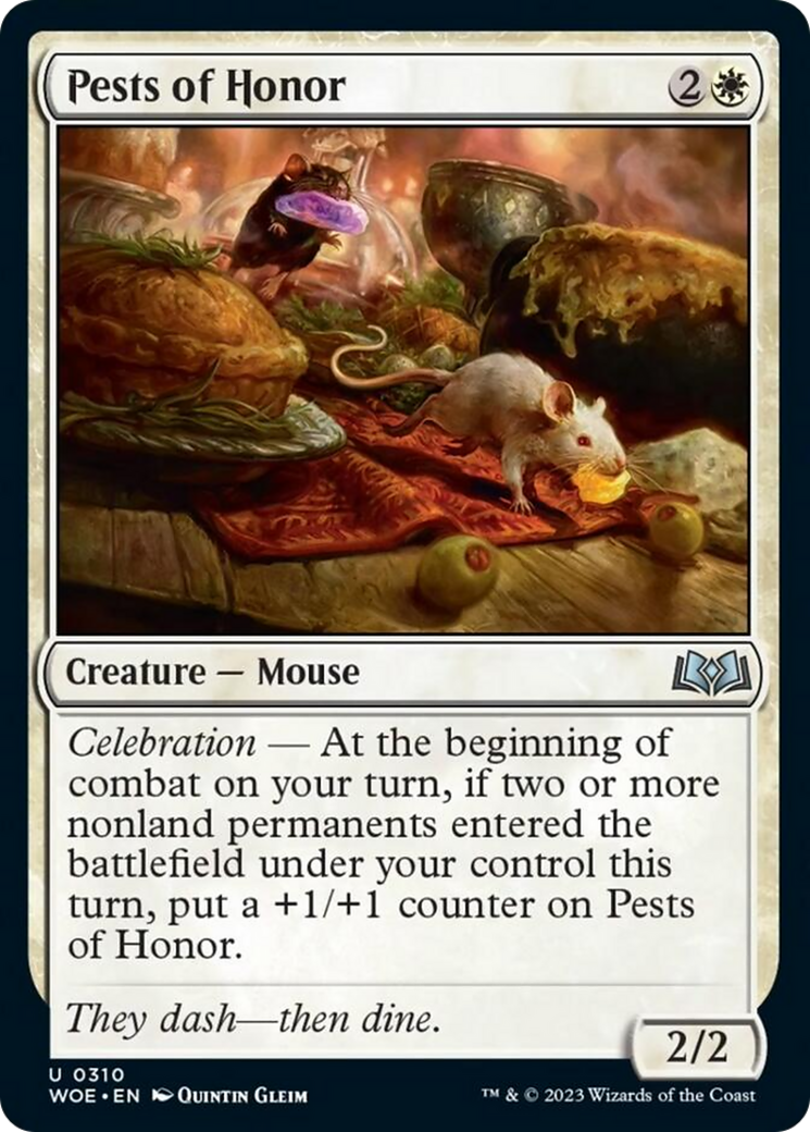 Pests of Honor [Wilds of Eldraine] - Evolution TCG
