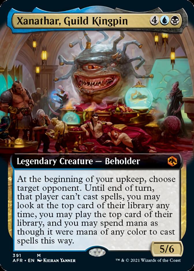 Xanathar, Guild Kingpin (Extended Art) [Dungeons & Dragons: Adventures in the Forgotten Realms] - Evolution TCG