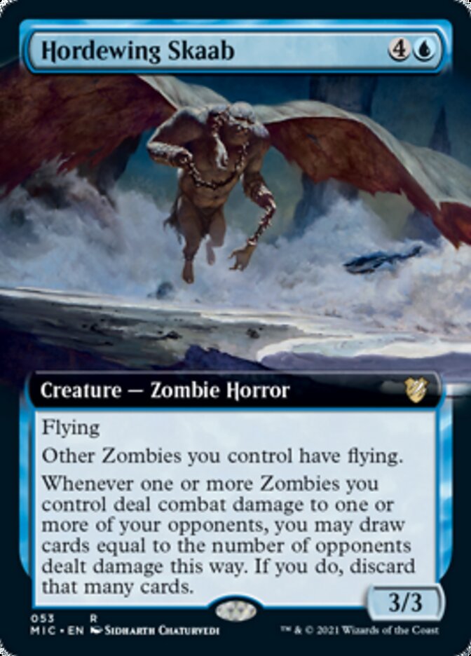 Hordewing Skaab (Extended Art) [Innistrad: Midnight Hunt Commander] - Evolution TCG