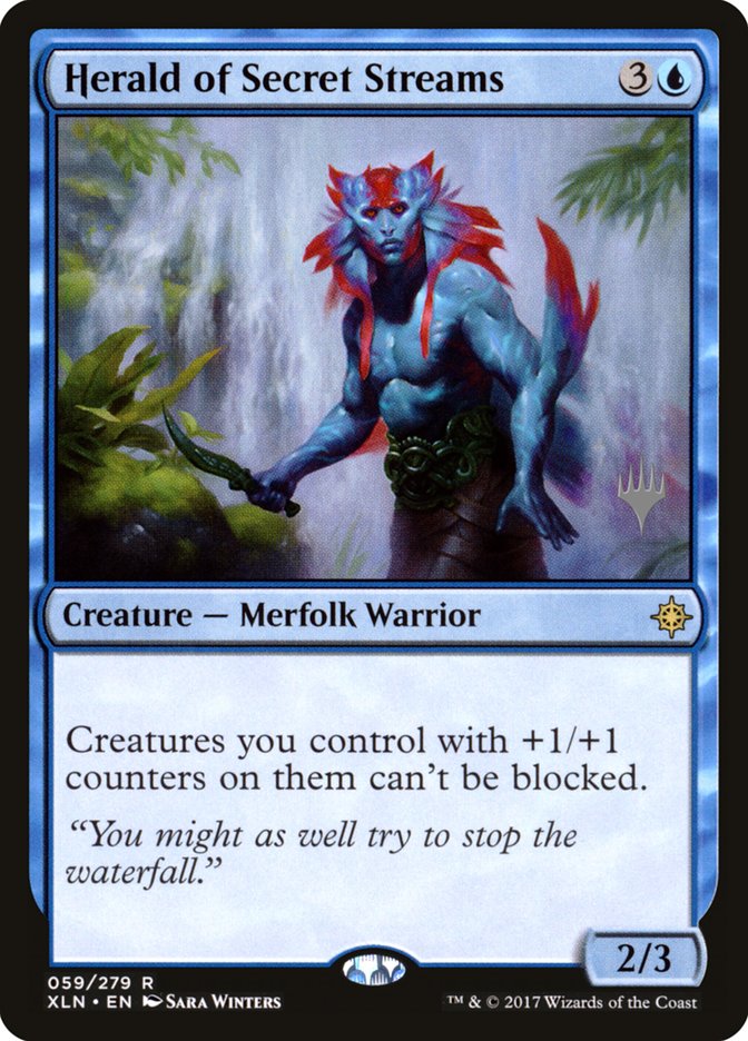 Herald of Secret Streams (Promo Pack) [Ixalan Promos] - Evolution TCG