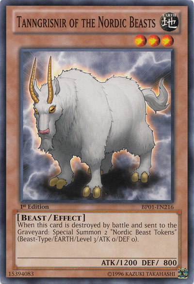 Tanngrisnir of the Nordic Beasts [BP01-EN216] Common - Evolution TCG