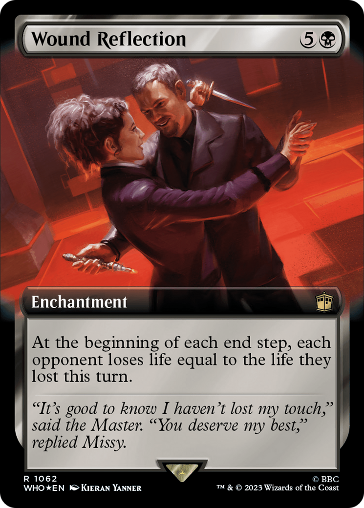 Wound Reflection (Extended Art) (Surge Foil) [Doctor Who] - Evolution TCG