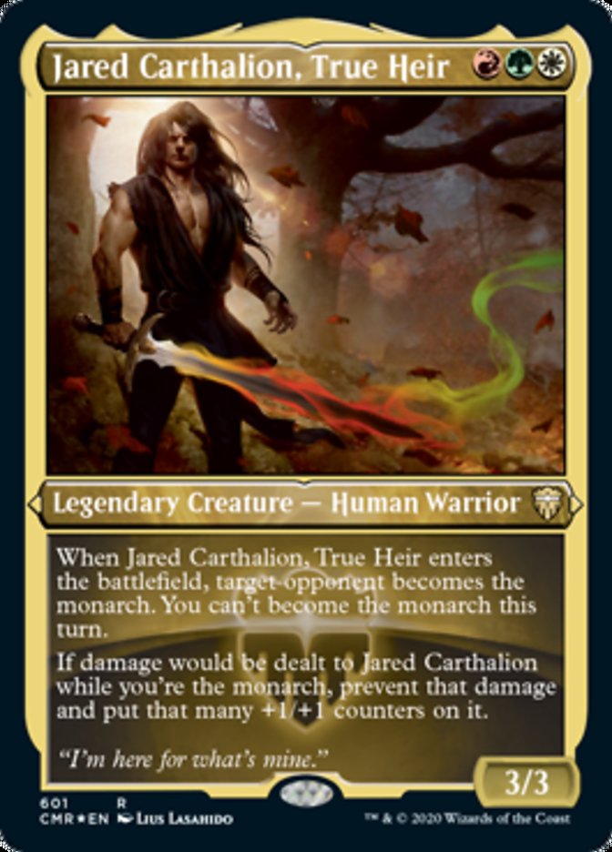 Jared Carthalion, True Heir (Etched) [Commander Legends] - Evolution TCG