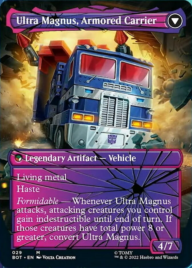 Ultra Magnus, Tactician // Ultra Magnus, Armored Carrier (Shattered Glass) [Transformers] - Evolution TCG