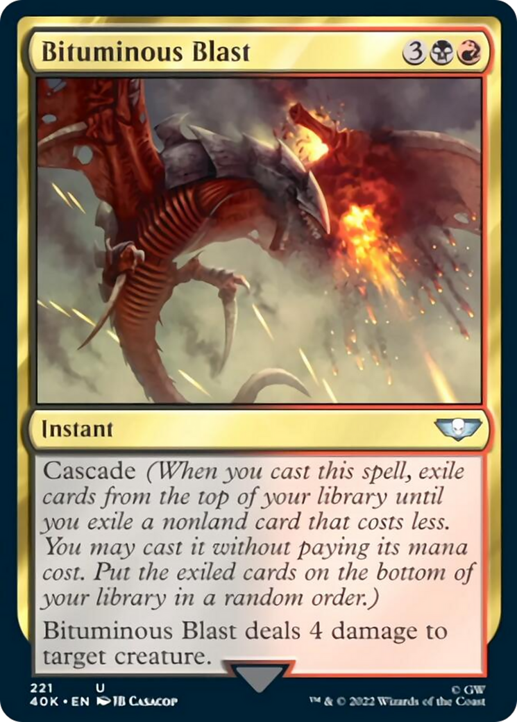 Bituminous Blast [Warhammer 40,000] - Evolution TCG