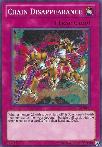 Chain Disappearance [TU06-EN002] Super Rare - Evolution TCG