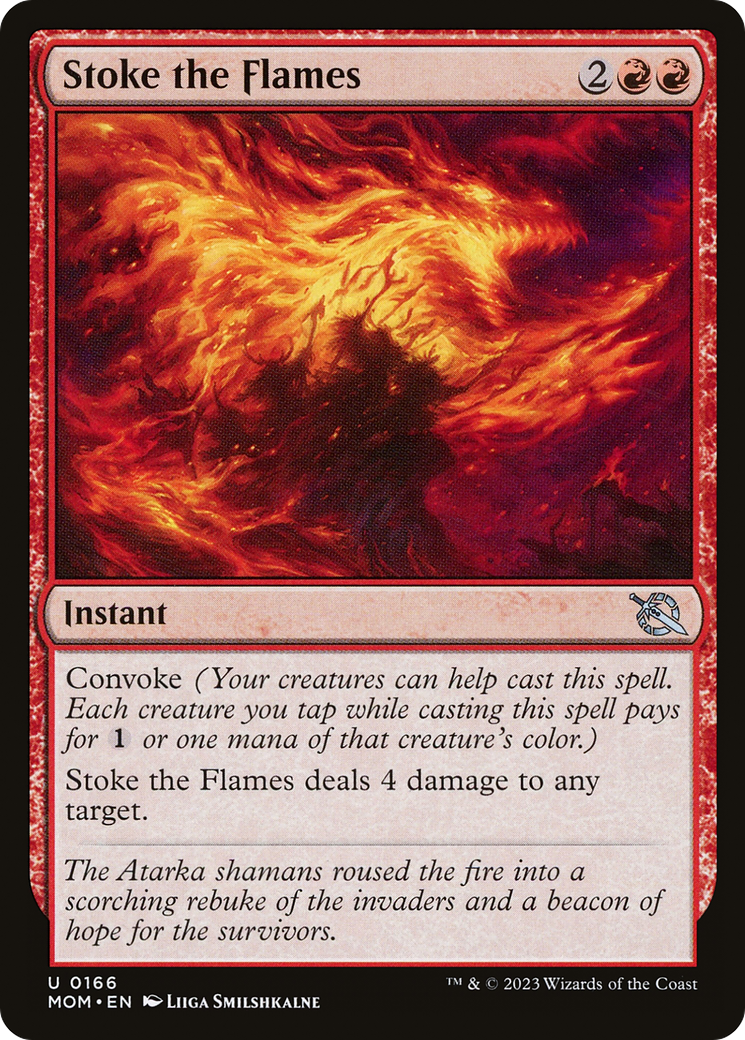 Stoke the Flames [March of the Machine] - Evolution TCG