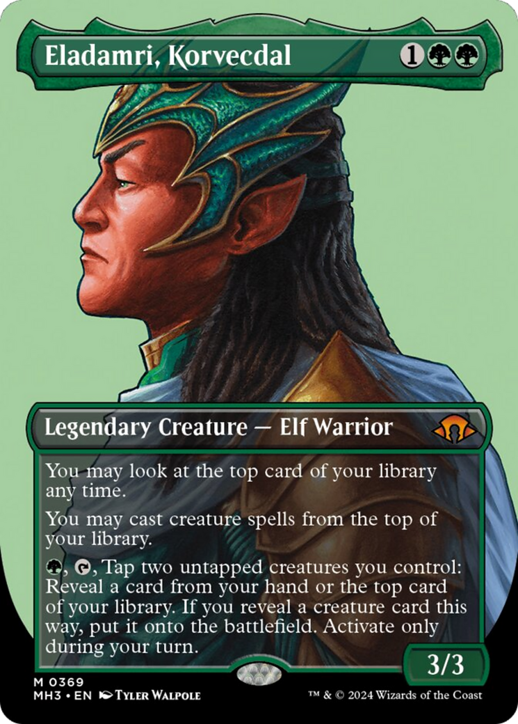 Eladamri, Korvecdal (Borderless) [Modern Horizons 3] - Evolution TCG