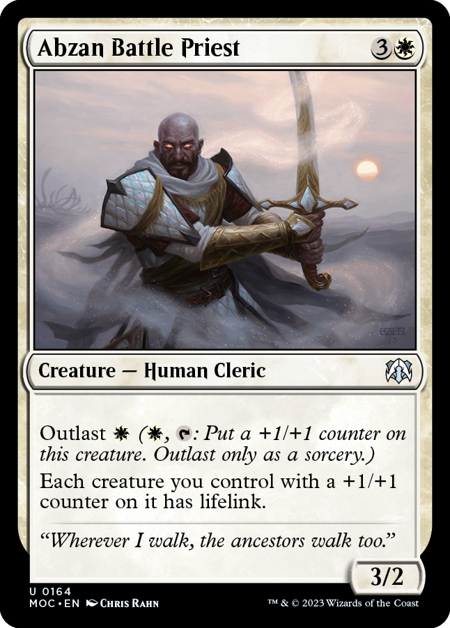 Abzan Battle Priest [March of the Machine Commander] - Evolution TCG