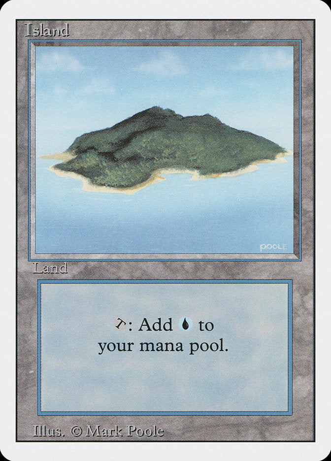 Island (Blue Sky) [Revised Edition] - Evolution TCG