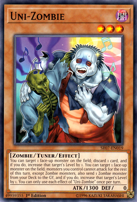 Uni-Zombie [SR07-EN019] Common - Evolution TCG