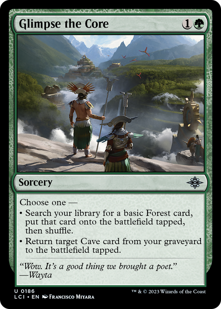 Glimpse the Core [The Lost Caverns of Ixalan] - Evolution TCG