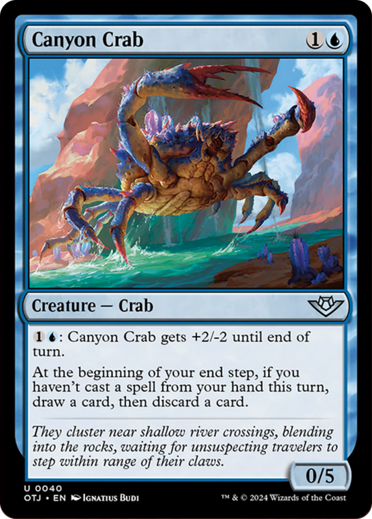Canyon Crab [Outlaws of Thunder Junction] - Evolution TCG