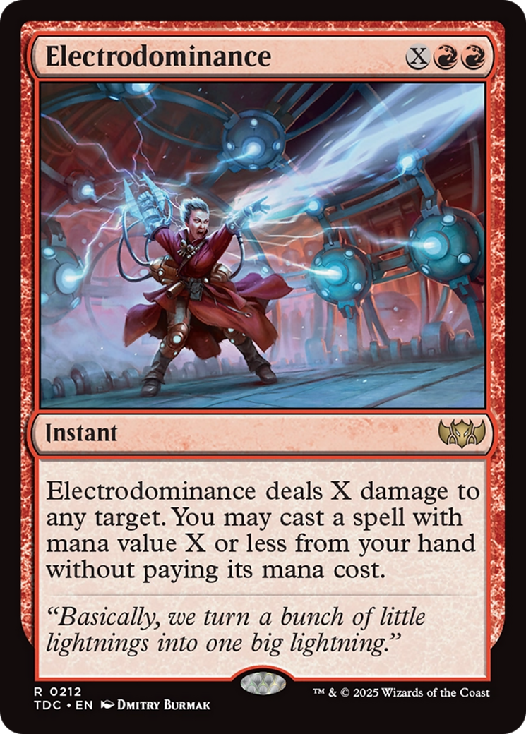 Electrodominance [Tarkir: Dragonstorm Commander] - Evolution TCG
