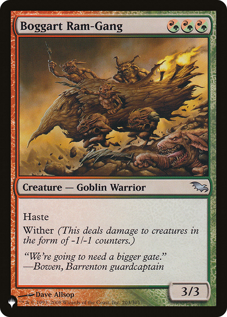 Boggart Ram-Gang [The List] - Evolution TCG