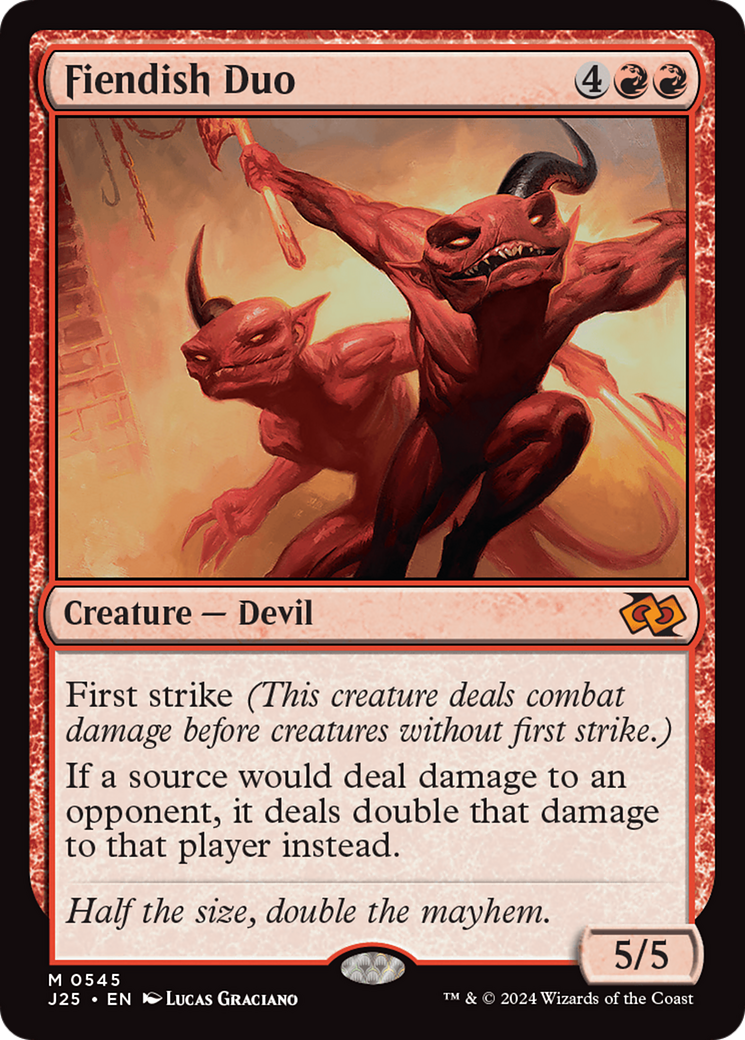 Fiendish Duo [Foundations Jumpstart] - Evolution TCG