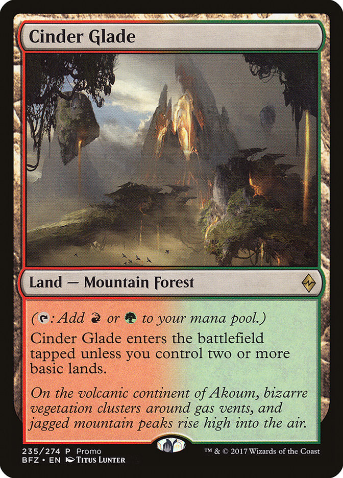 Cinder Glade (Promo) [Standard Showdown Promos] - Evolution TCG