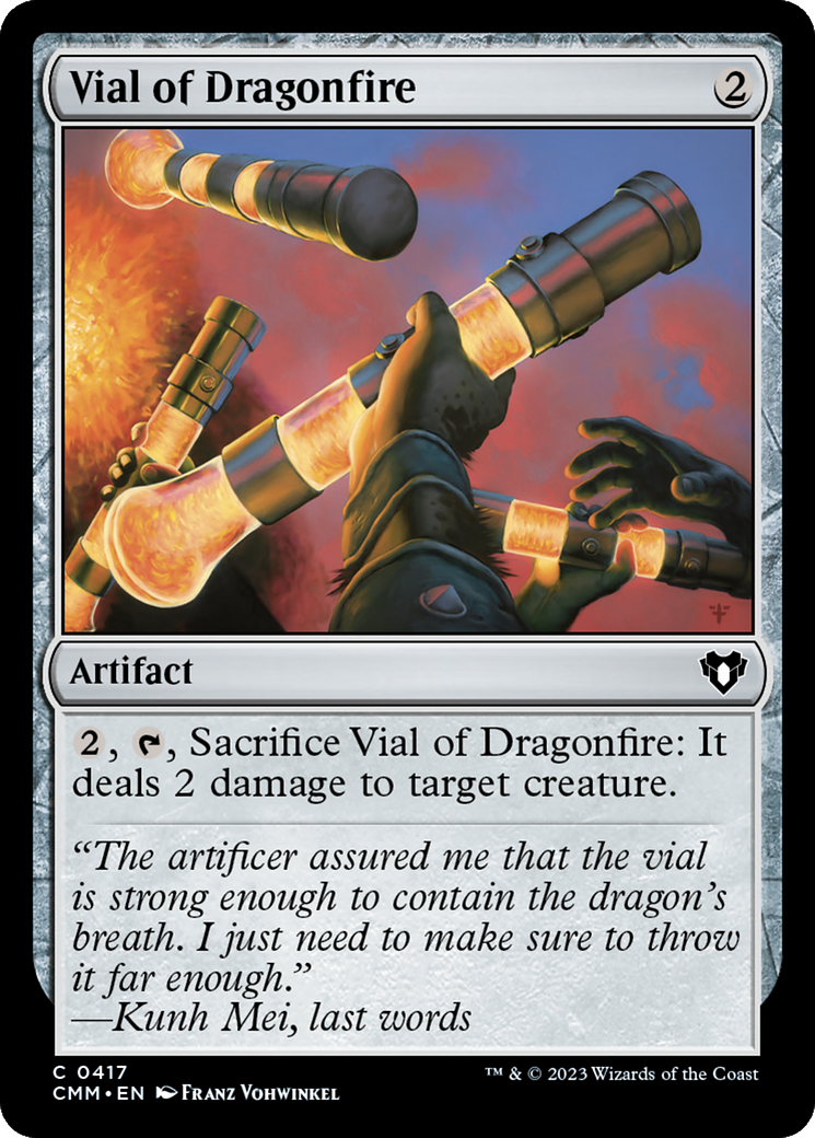 Vial of Dragonfire [Commander Masters] - Evolution TCG