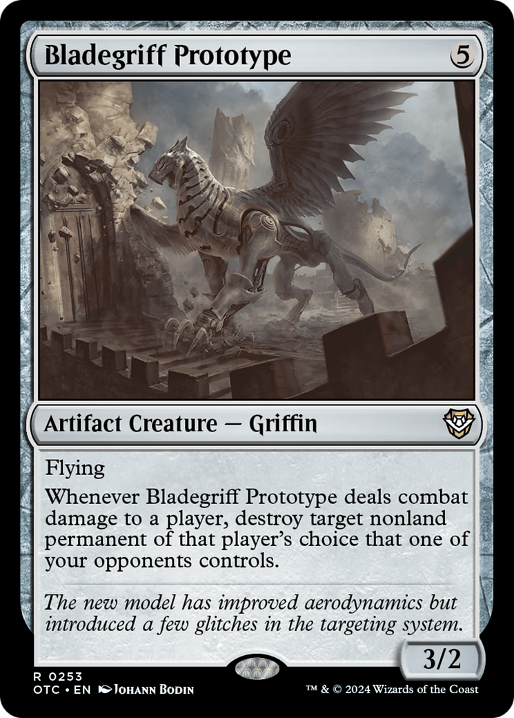 Bladegriff Prototype [Outlaws of Thunder Junction Commander] - Evolution TCG