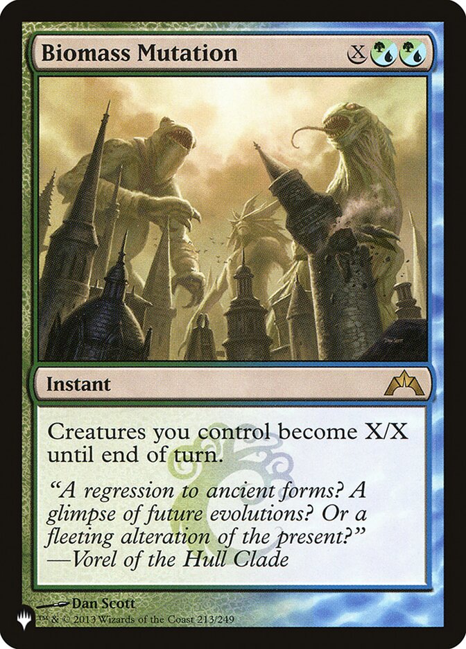 Biomass Mutation [The List] - Evolution TCG