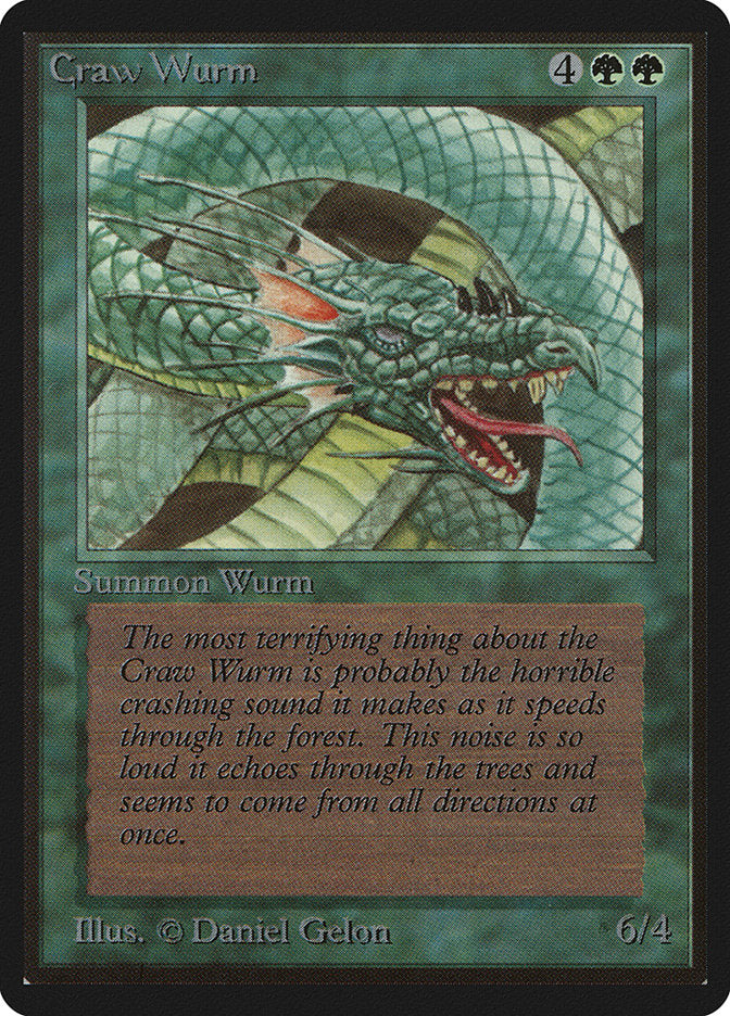 Craw Wurm [Beta Edition] - Evolution TCG