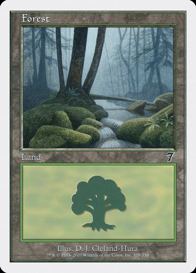 Forest (328) [Seventh Edition] - Evolution TCG