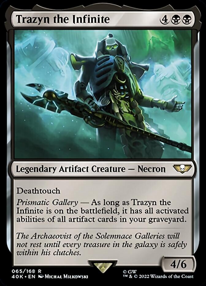 Trazyn the Infinite (Surge Foil) [Warhammer 40,000] - Evolution TCG