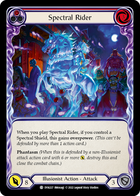 Spectral Rider (Red) [DYN227] (Dynasty) - Evolution TCG