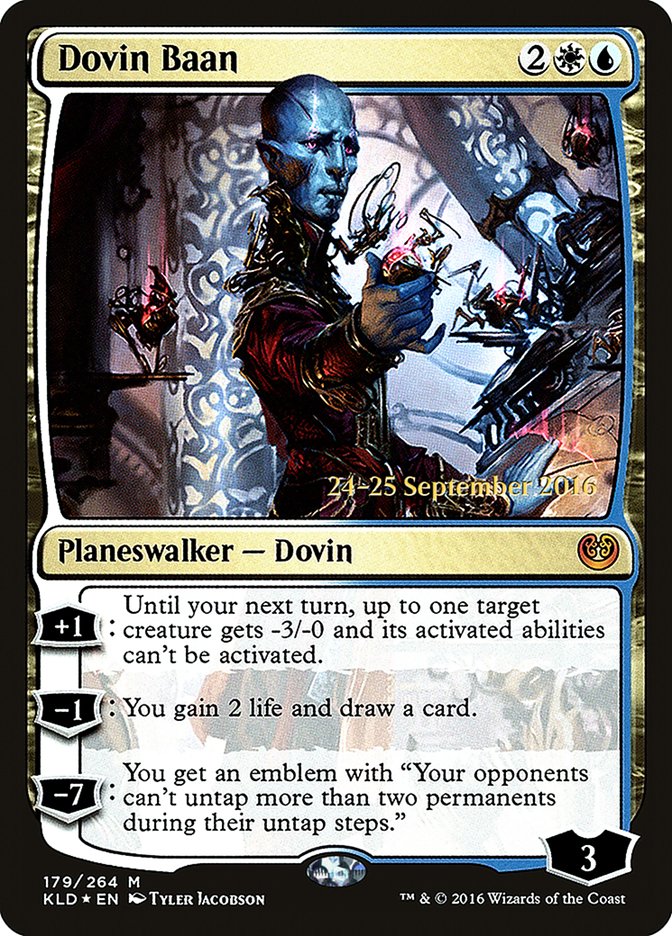 Dovin Baan [Kaladesh Prerelease Promos] - Evolution TCG