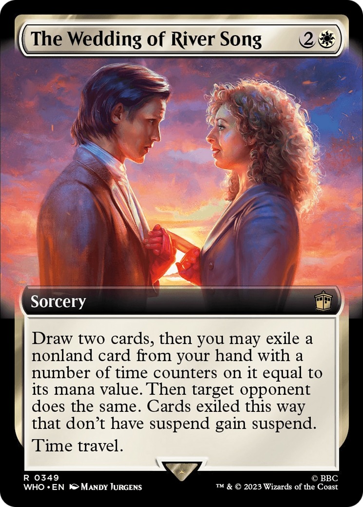 The Wedding of River Song (Extended Art) [Doctor Who] - Evolution TCG