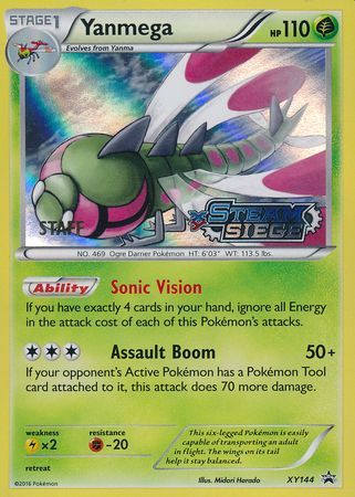 Yanmega (XY144) (Staff) [XY: Black Star Promos] - Evolution TCG