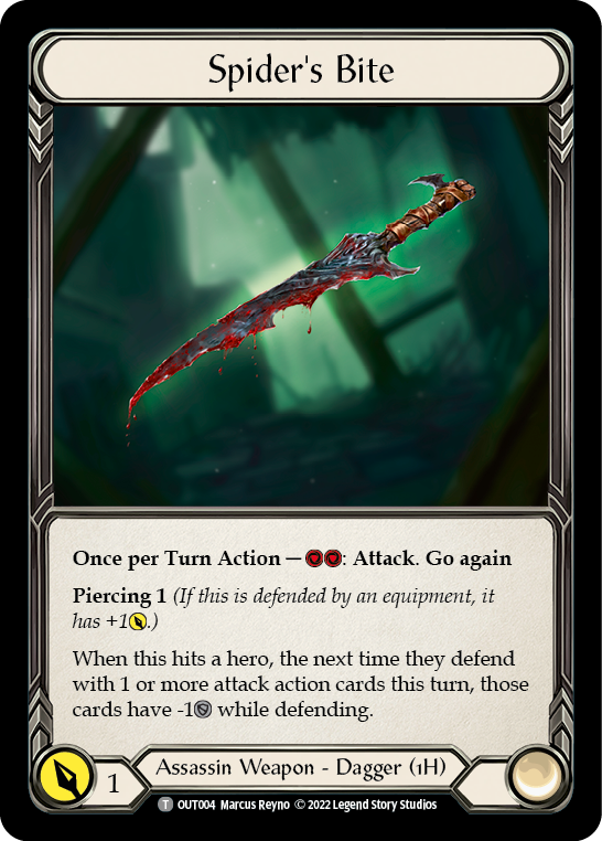 Spider's Bite [OUT004] (Outsiders) - Evolution TCG