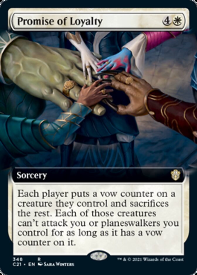 Promise of Loyalty (Extended Art) [Commander 2021] - Evolution TCG