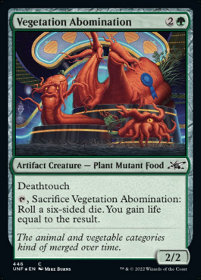 Vegetation Abomination (Galaxy Foil) [Unfinity] - Evolution TCG