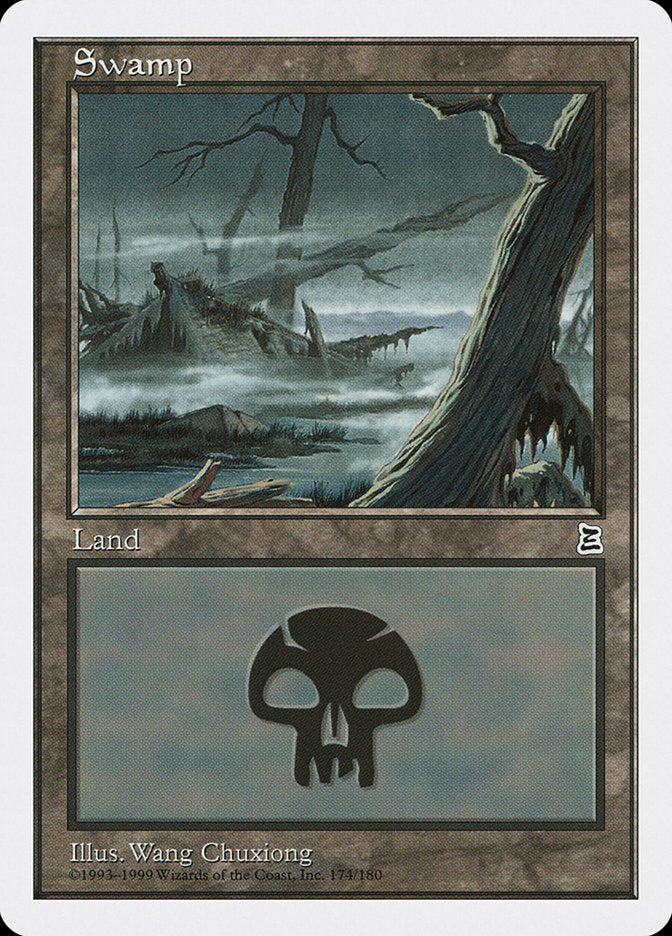 Swamp (174) [Portal Three Kingdoms] - Evolution TCG