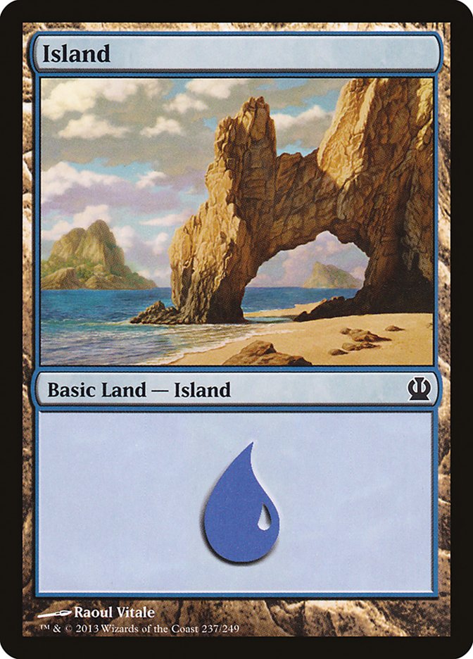 Island (237) [Theros] - Evolution TCG
