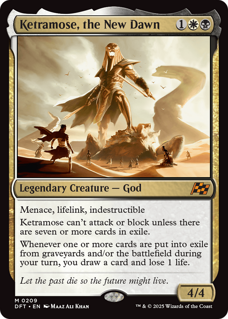 Ketramose, the New Dawn [Aetherdrift] - Evolution TCG