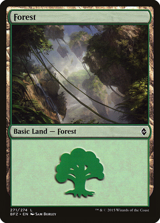 Forest (271) [Battle for Zendikar] - Evolution TCG