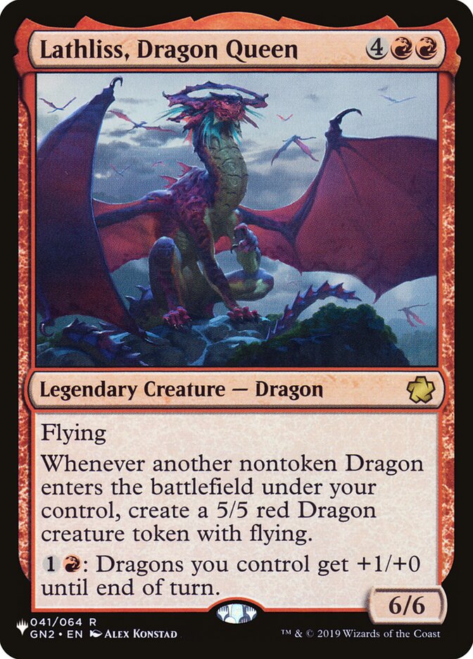 Lathliss, Dragon Queen [The List] - Evolution TCG