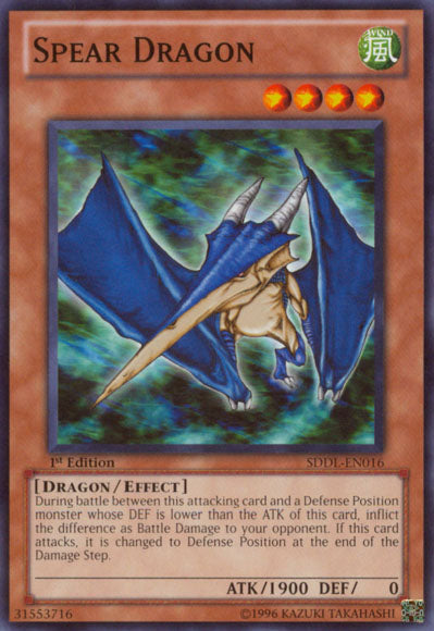 Spear Dragon [SDDL-EN016] Common - Evolution TCG