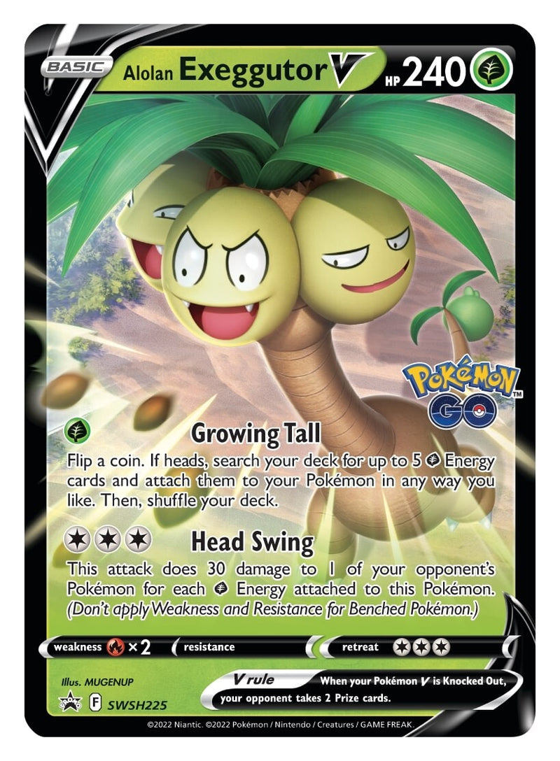 Alolan Exeggutor V (SWSH225) [Sword & Shield: Black Star Promos] - Evolution TCG