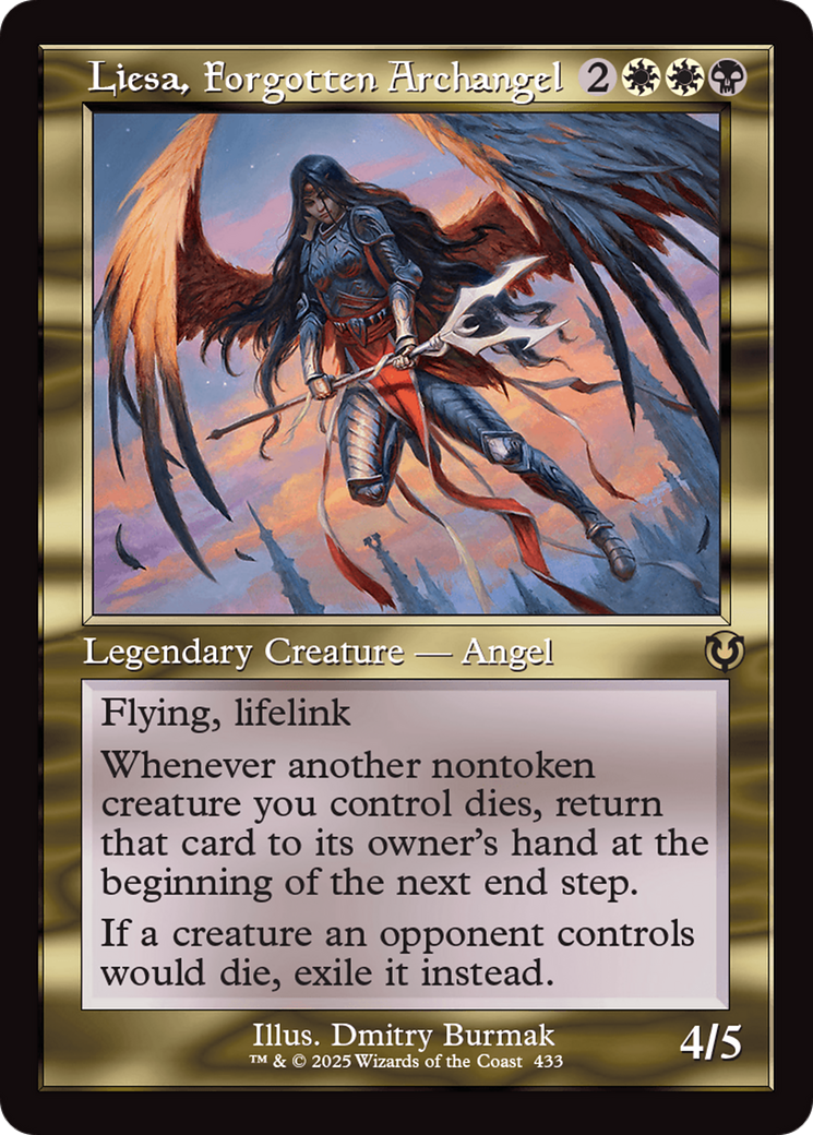Liesa, Forgotten Archangel (Retro Frame) [Innistrad Remastered] - Evolution TCG