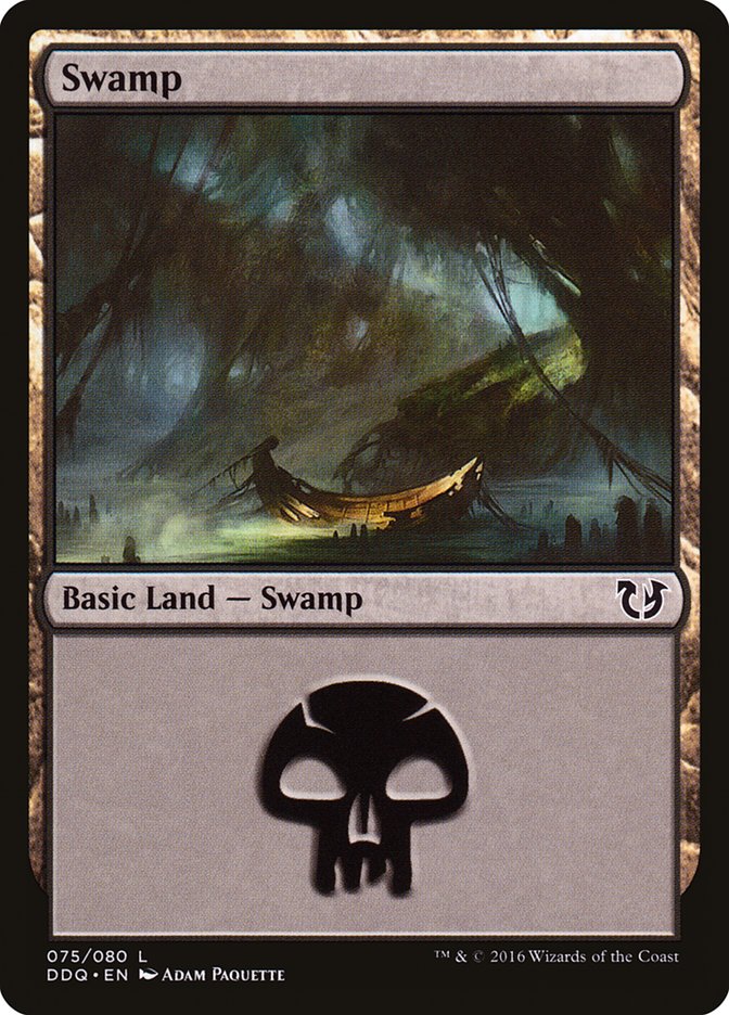 Swamp (75) [Duel Decks: Blessed vs. Cursed] - Evolution TCG