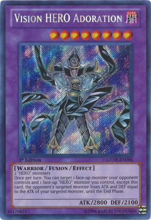Vision Hero Adoration [GENF-EN096] Secret Rare - Evolution TCG