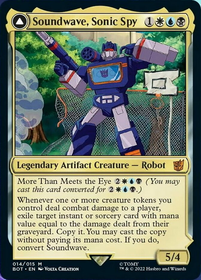 Soundwave, Sonic Spy // Soundwave, Superior Captain [Transformers] - Evolution TCG