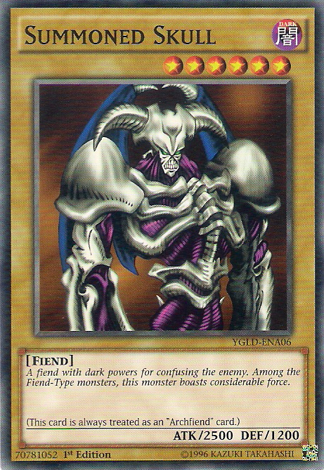 Summoned Skull [YGLD-ENA06] Common - Evolution TCG